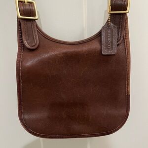 Coach vintage brown leather purse